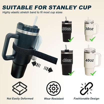 Water Bottle Pouch for Stanley Quencher Adventure 40oz & Stanley IceFlow 20oz 30oz,Tumbler Pouch with Pocket, for Keys, Wallet, Cards, Earphone,Compact, Versatile (White)