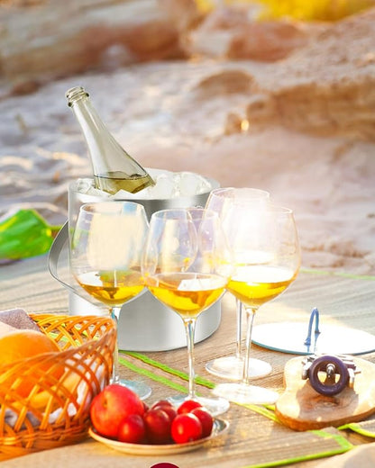 3L Double Wall Ice Bucket with Silicone Lid, Tongs & Strainer, Insulated Ice Buckets for Parties & Cocktail Bar,[Silicone Lid for Longer Ice] Large Wine Bar Bucket Stainless Champagne Chiller