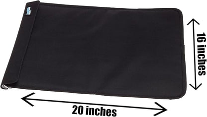 FlexiFreeze Party Mat Chiller - Food Cooling Buffet Cooler for Cold Serving Black (19" x 15")