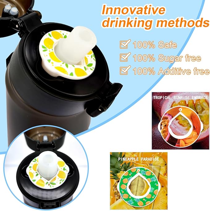 Air Water Bottle with Flavor Pods, 750ML Scent Water Cup with Flavor Pods Box，0% Sugar Fragrance Water Bottle Suitable for Outdoor Sports (Black+2pods)