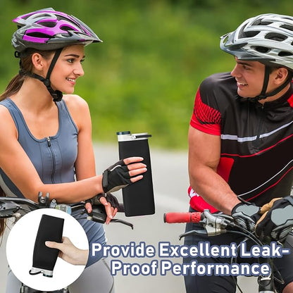 Ctosree 3 Pcs Collapsible Water Bottles 20 oz Foldable Portable Silicone Water Bottle Leak Proof Travel Water Bottle Lightweight Folding Water Bottle for Sports Traveling Hiking