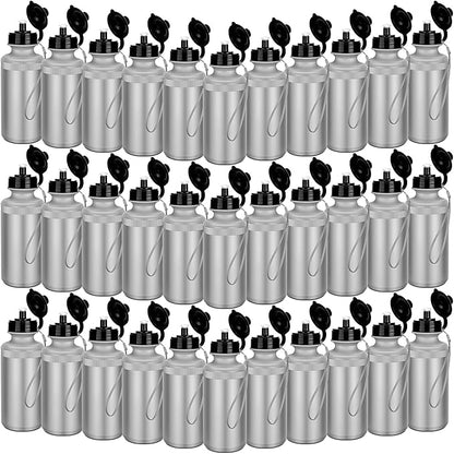 72 Pcs Sports Water Bottles Bulk 20 oz Plastic Water Bottles Reusable Squeeze Water Bottles Team Bottles with Pull Top Cap for Adults Kids Outdoor Cycling Fitness