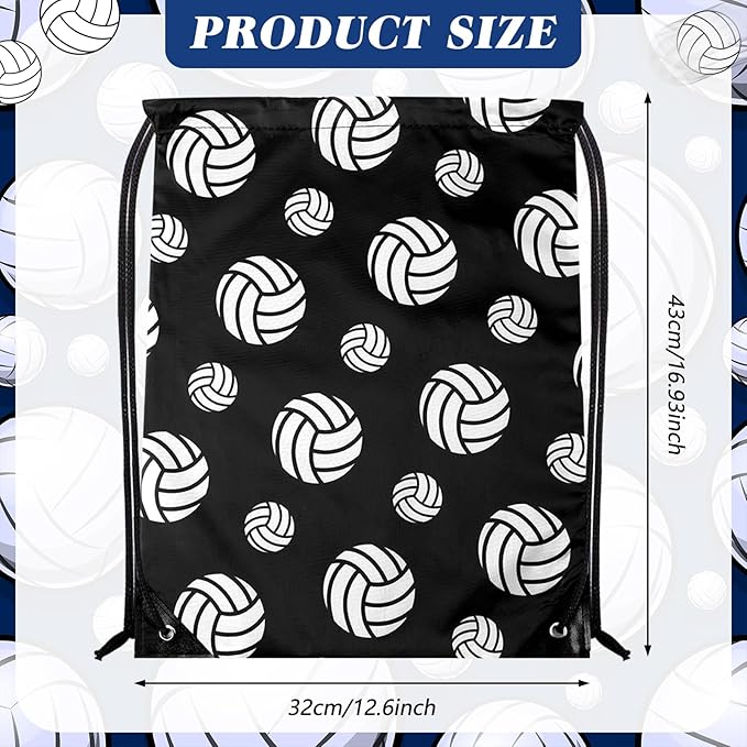 20 Pack Volleyball Cups with Lid and Straw 14.2 oz Reusable Tumbler Clear Plastic Drinking Cups with 20 Pack Drawstring Bag for Birthday School Sport Decorations Party Supplies