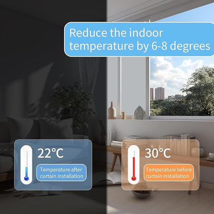 Portable Blackout Shades 100% Blackout Curtains for Bedroom Small Window Curtains No Light Kitchen Windows Insulated for Nursery for Baby Travel Curtain,Navy Blue,56" W x 63" L,1 Pane