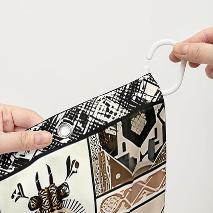 AILONEN Dreamcatcher Wolf Shower Curtain for Bathroom Decor,Retro Boho Wolf Bath Curtain for Kids Boys Girls,Print Polyester Waterproof with 12 Plastic Hooks 72" W*78" H