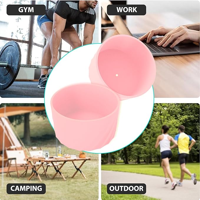 Kleeblatt Pink Silicone Boot For Stanley 40 Oz Tumbler, Stanley Cup Sleeve, Owala Water Bottle 24/32oz Boot Accessories, Stanley Cup Bottom Protector, Stanley Bottom Cover, Hydro Flask Boot