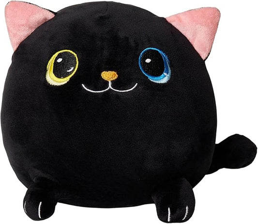 9.4" Black Cat Plush Toys - Halloween Stuffed Animal Cute Black Cat Pillow Halloween Plush Cat Stuffed Animals Halloween Cat Plush Gift for Halloween Party Decor Kids, Girls & Boys Birthday