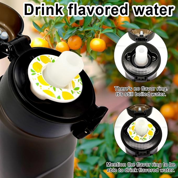 Air Water Bottle with 7 Flavor Pods, Flavored Water Bottle,750ML Large Capacity Drinking Bottle,Sports Water Cup with Straw Suitable for Gym and Outdoor Games(New Black)