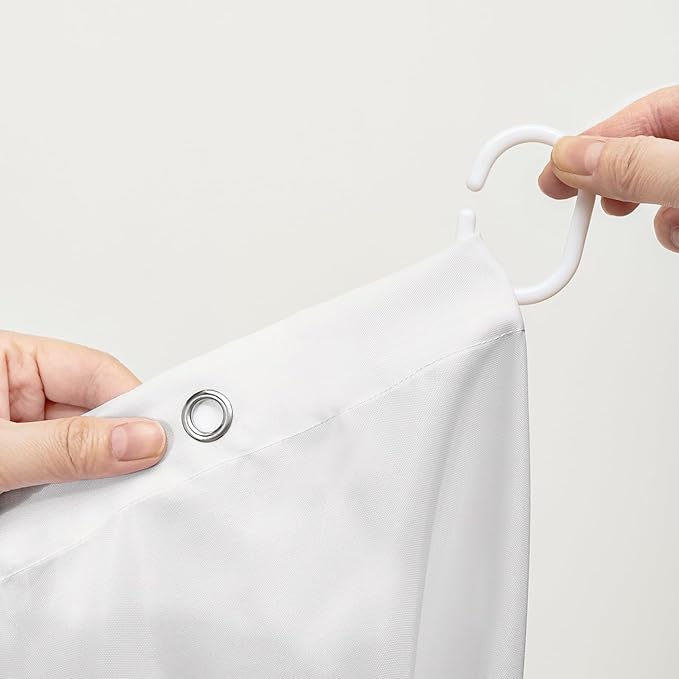 AILONEN 3D Kawaii Cat Shower Curtain, Fuzzy Ball Kitten Shower Curtain for Kids Girls Boys Bathroom Decor,Cute Pet Cat Lover Waterproof Shower Curtains Sets with Hooks,72" W*84" H