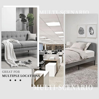 Rustic Deer Forest Vintage Wood Board Quad Toggle Boho Light Switch Covers Decorative Country Unique 4 Gang Wall Plate Electrical Faceplate Switchplate for Farmhouse Bedroom Decor