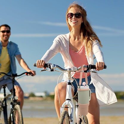 Accessories Set for Stanley 40oz including 6PCS Silicone Spill Proof Stopper 1PCS Straw Cover 1 PCS Siliconce Boot Sleevec 1 PCS Silicone Water Bottle Handle Strap 1PCS Straw & Cleaning Brush