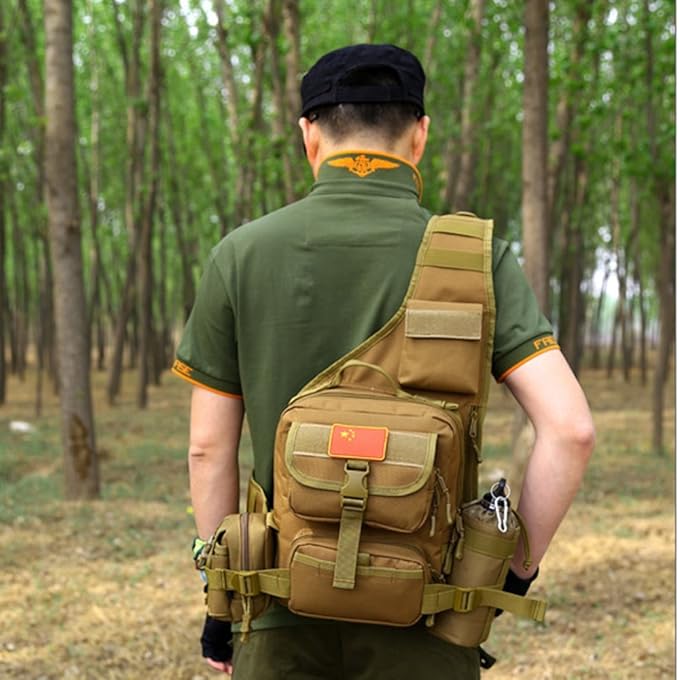 Adjustable Tactical Water Bottle Pouch CREATOR Foldable MOLLE Water Bottle Holder Attachment Carrier for Backpack/Waist bag/Belt