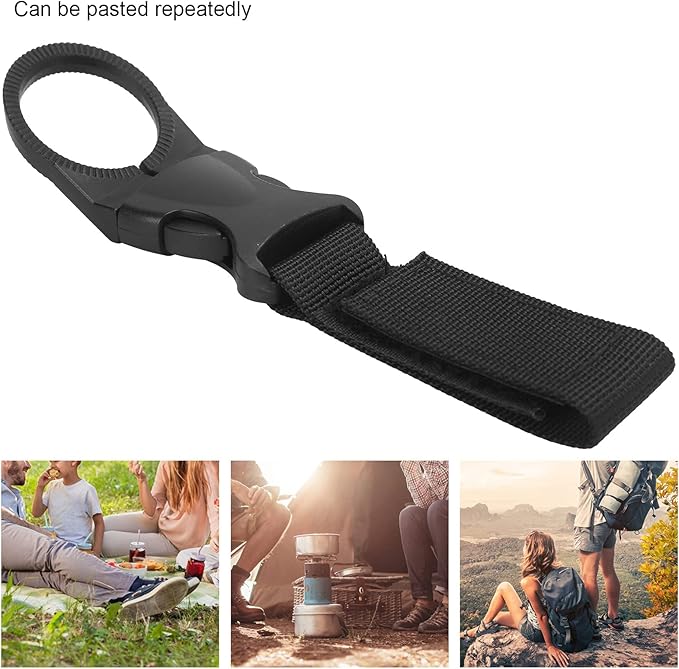 Water Bottle with Clip for Backpack, Flexible and Detachable Tight and Firm Water Bottle Holder for Outdoor