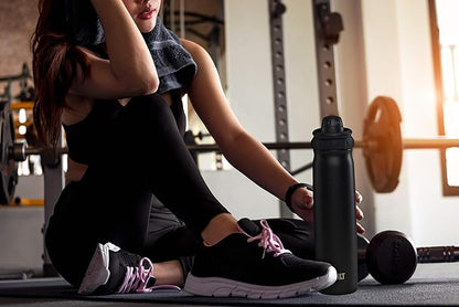 BUILT 24 Ounce Prospect Double Wall Stainless Steel Bottle Black 5233283