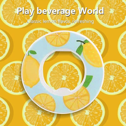 Air Flavor Pods,7pcs Air Bottle Pods,Water Bottle Flavor Caps,Fruit Scent Pods for Water Bottles/Sports Water Cup Rings Outdoor Sport(7 Pods)