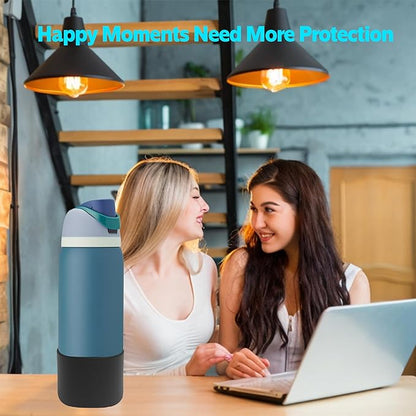 2PCS Silicone Water Bottle Boot for Owala 24oz 32oz 40oz,Anti-Slip Protective Sleeve Bottom Bumper Protector for FreeSip, Twist, and Flip Water Bottles