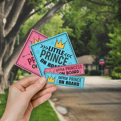 Baby Stickers for Car Decals Family Kids On Board Decal in Cars Vehicle Safety Signs Vinyl Bumper Removable Decals Label Drive Safely Around Window Sign Truck Label Decorations