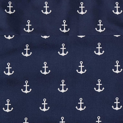 Amazon Basics Kid's Soft Easy-Wash Lightweight Microfiber 3-Piece Sheet Set, Twin, White Anchors, Printed