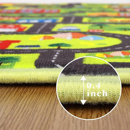 Kids Rug 5x7 Kids Room Rugs for Bedroom Carpet Kids Educational Rug Extra Car Rug Soft Crawling Play Mat for Children Toddlers Classroom Playroom