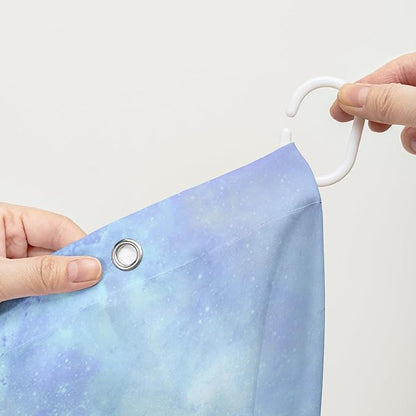 AILONEN Kawaii Sea Turtle Shower Curtain,Tie Die Turtle Bath Curtain Cloth Fabric Bathroom 72" W*72" H Inch,12 Pack Hooks for Kids Child Cute Watercolor Pink Sea Animal Bathroom Curtain