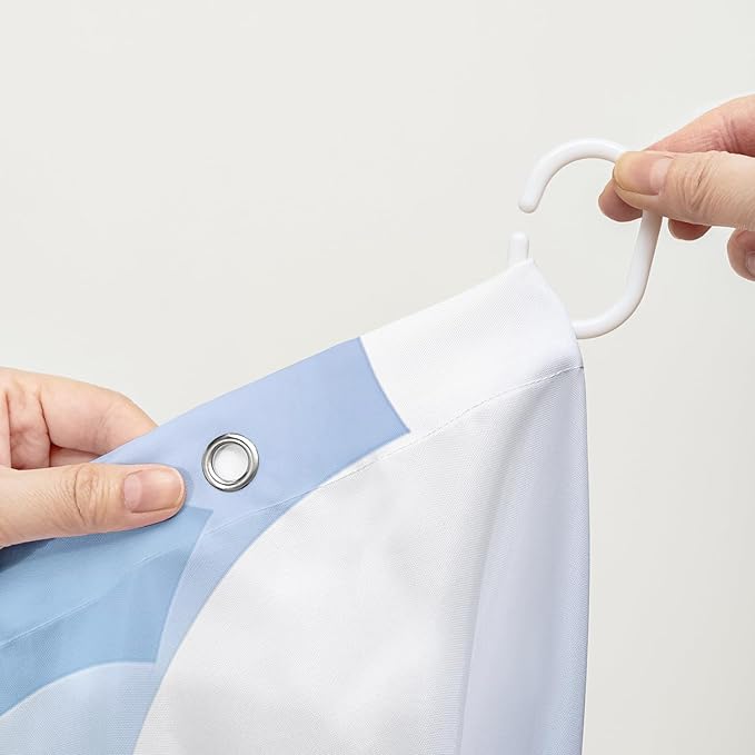 AILONEN Cartoon Dolphin Shower Curtain,Jumping Dolphin Bathroom Curtains for Kids,Girls,Sunset by The Sea Theme Shower Curtains Set with Hooks for Bathroom,72" W*72" H