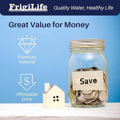 5 Micron 10" x 2.5" String Wound Sediment Water Filter Cartridge for Well filter Universal Replacement with Any 10 inch RO Unit, WP-5, CFS110, Aqua-Pure AP110, WP-5, Culligan P5,(Pack of 4)