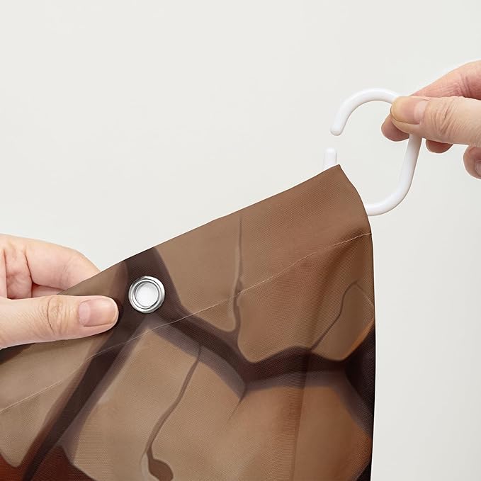 AILONEN Cartoon Dinosaur Shower Curtain for Kids,Funny Green Dinosaur Shower Curtain for Bathroom,Girls,Cute Animal Shower Curtain Set with Hooks,72" W*72" H