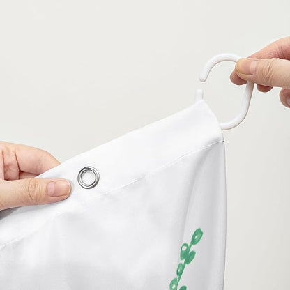 AILONEN Purple Blue Floral Shower Curtain,Watercolor Flower Leaves Wildflower Decorative Bath Curtain 72" W*84" H Polyester Fabric Waterproof Bathroom Curtain with 12 Plastic Hooks