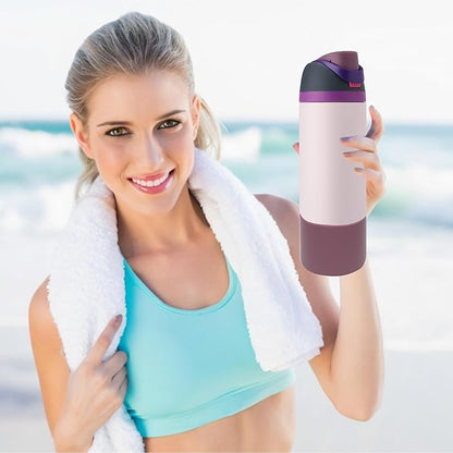 2PCS Silicone Water Bottle Boot for Owala 24oz 32oz 40oz,Anti-Slip Protective Sleeve Bottom Bumper Protector for FreeSip, Twist, and Flip Water Bottles