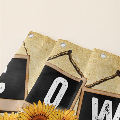 AILONEN Cow Shower Curtains for Kids Boys Girls,Farm Sunflower Cow Bath Curtains for Bathroom Decor,48" W*72" H Polyester Waterproof with 12 Plastic Hooks