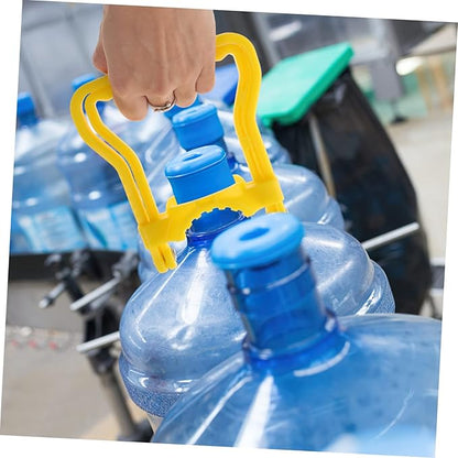 4pcs Gallon Bottle Carrier Drinking Water Bottle Handle Water Bottle Lift Handles Gallon Water Bottle Caps Bottle Carrier Lifter 5 Gallon Water Jug Holder Bucket Blue Bottle Abs