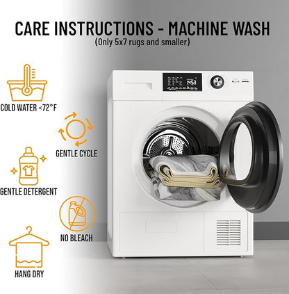 Machine Washable $100 Bill Design Non-Slip Rubberback 22x53 Modern Runner Rug for Hallway, Kitchen, Bedroom, 22" x 53", Multicolor