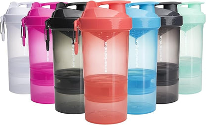 Smartshake Original 2GO, 20 oz Shaker Cup, Space Gray