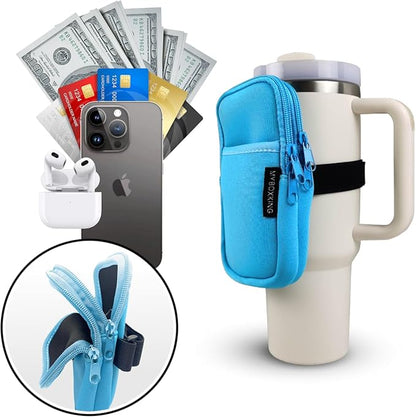 Water Bottle Pouch,Stanley Cup Pouch,Tumbler Pouch,Stanley Fanny Pack,Bag for Cup,Bottle Wallet,Water Bottle,Accessories,Phone,Gym