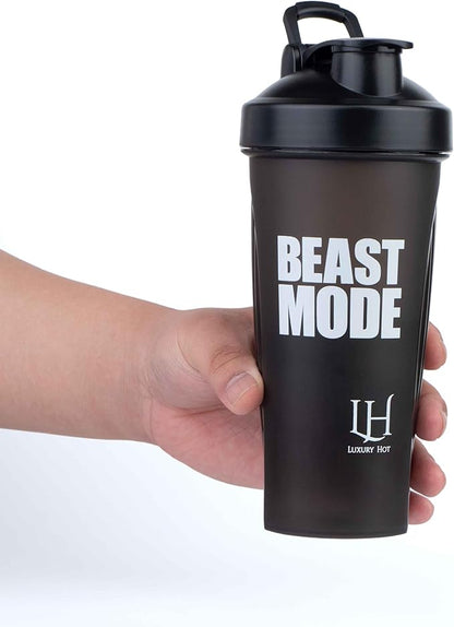 Best Shaker Bottle Perfect for Protein Shakes and Pre Workout - Protein Shaker Bottle with Wire Whisk Ball- Leak-Proof, BPA-Free, Durable Mixer Cup for Smooth Protein Mixes- [5 Pack]