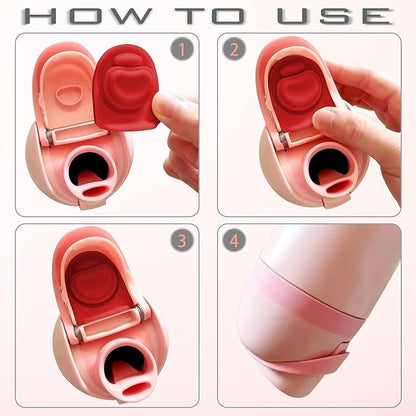 5PCS Replacement Stopper Compatible with Owala FreeSip 19/24/32/40oz, Silicone Anti-Spill Water Bottle Top Lid Replacement Parts, BPA-Free Seal Bottle Cap Mouth Stopper Gasket (Red)