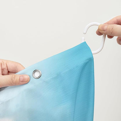 AILONEN Sea Turtle Shower Curtain for Bathroom, Ocean Beach Theme Bathroom Curtain,Tie Dye Animal Bath Curtain 72" W*78" H Polyester Waterproof Bathroom Curtain with 12 Hooks