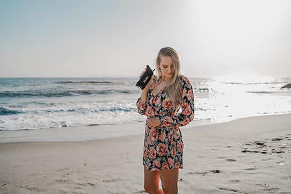 Coldest Sports Water Bottle - Straw Lid Bottle with Handle Leak Proof, Vacuum Insulated Stainless Steel, Double Walled, Thermo Mug, Metal | Hyperspace 14 oz