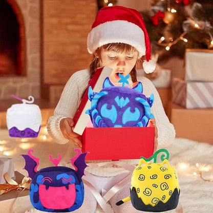 B-lox Fruits Plush, B-lox Fruits Plushies B-lox Plush Pillow Stuffed Toy, Soft Fruits Hugging Plush Pillow Toy Gifts, Squishy Pillow Stuffed Figure Gifts for Kids Boys Girls Valentines Day