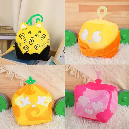 B-lox Fruits Plush, B-lox Fruits Plushies B-lox Plush Pillow Stuffed Toy, Soft Fruits Hugging Plush Pillow Toy Gifts, Squishy Pillow Stuffed Figure Gifts for Kids Boys Girls Valentines Day