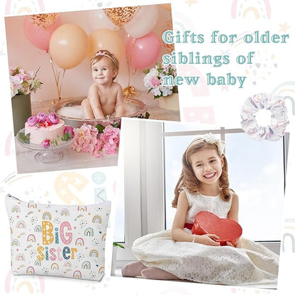 4 Pieces Sports Gifts Set - Hair Scrunchies, Elastic Hair Bands, Ball Charm Bracelet, Zipper Pouch, and Tumbler for Women