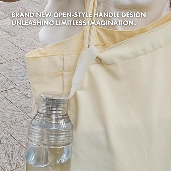 WOKY Ecozen 27oz Water Bottle - Clear Aesthetic Water Bottle with Silicone Carry Strap, Leak Proof and Reusable, Ideal for Gym, Travel, and Everyday Use (Clear)