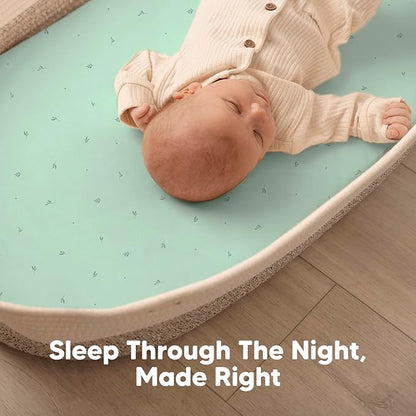 2-Pack Baby Bassinet Sheets Girl, Boy - Viscose Derived from Bamboo Fitted Bassinet Sheets Compatible with Halo Bassinest Swivel Sleeper, Baby Delight, Graco Bedside Bassinet Mattress Sheet (Bunnies)