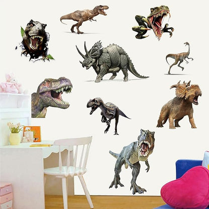 Large Dinosaur Wall Decals Tyrannosaurus Rex Wall Stickers for Boy's Room Kids Baby Nursery Bedroom Playroom Living Room Wall Decor
