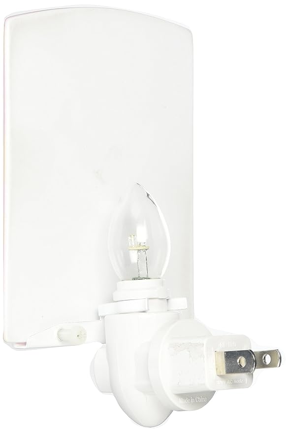 Caroline's Treasures BB7102CNL Butterfly on Polkadots Ceramic Night Light Compact, UL-Certified, Ideal for Bedroom, Bathroom, Nursery, Hallway, Kitchen, 6x4x3, Multicolor