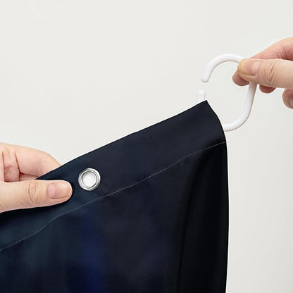 AILONEN Beautiful Butterfly Shower Curtain Bathroom 60" W*72" H Sparkly Blue Butterflies Curtain Cloth Fabric Bathroom for Girls Kids,Magic Mushroom Shower Curtain Set