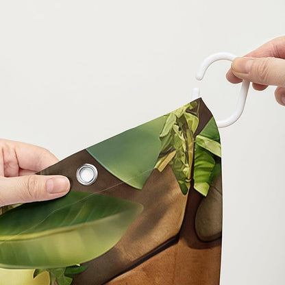 AILONEN Cartoon Koala Shower Curtain for Kids,Kawaii Lemon Koala Shower Curtain for Bathroom,Lovely Animals Shower Curtain Set with Hooks,36" W*72" H