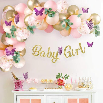 72Pcs 3D Butterfly Wall Decor 3 Sizes 3 Styles, Removable Butterfly Stickers Wall Decals, Butterfly Decorations Party Birthday Cake Decoration for Kids Nursery Wedding Bedroom Room(Purple)