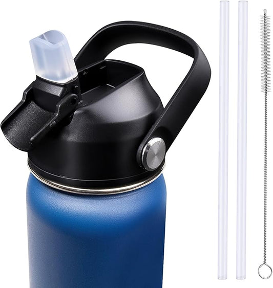 Lid Gasket Replacement for Thermoflask 24oz/32oz/40oz/64oz,Water Bottle Silicone Gaskets Each with Pick for Water Bottle Straw Lid, Chug Lid & Chug Spout