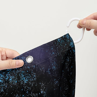 AILONEN Boys Wolf Shower Curtain for Bathroom Decor,3D Howling Wolf Ferocious Wolf Wildlife Decor Bath Curtain 72" W*96" H Polyester Fabric Waterproof Bathroom Curtain with 12 Hooks